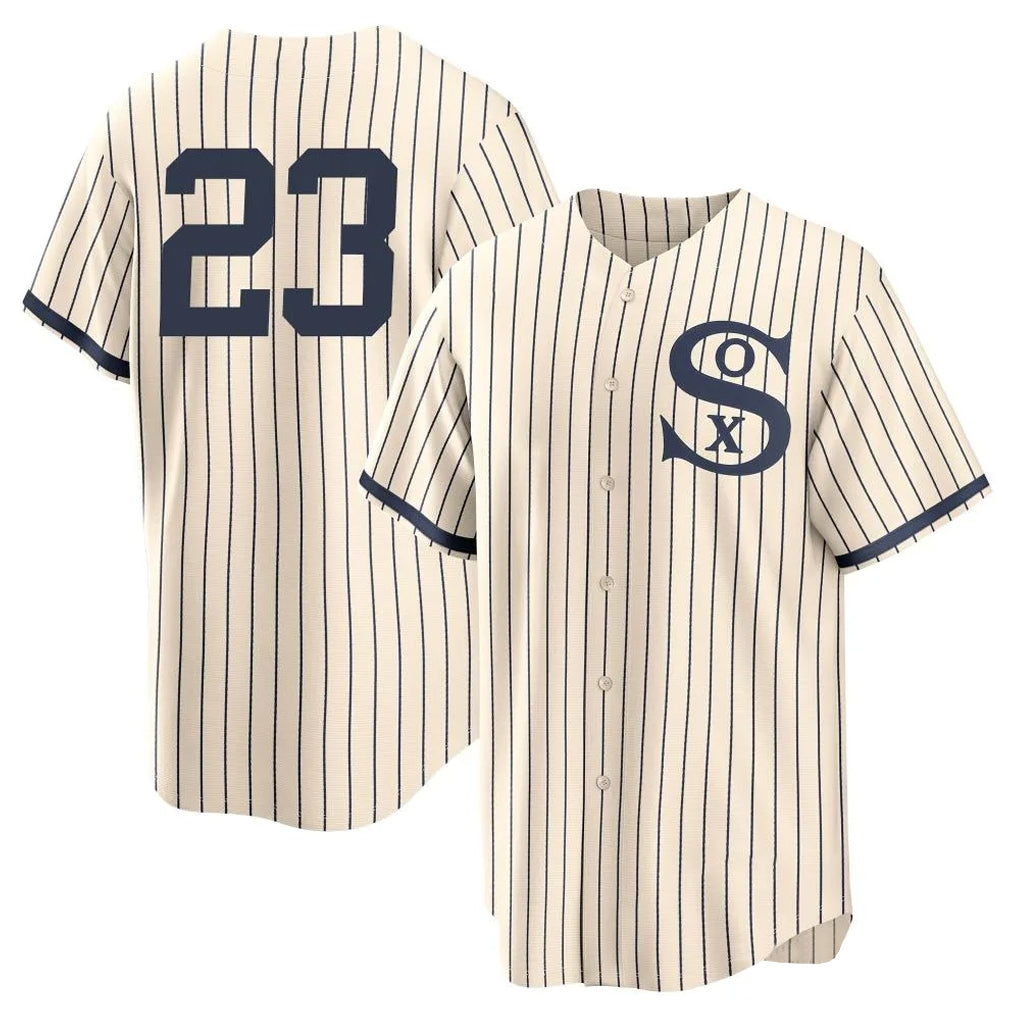 Arlishia C.White Sox #23 Andrew Benintendi Player Cream Field of Dreams Home Game Stitched Jerseys