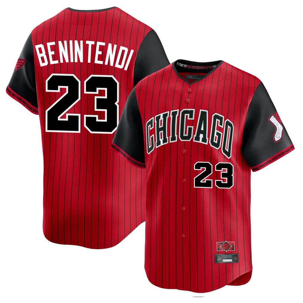 Arlishia C.White Sox #23 Andrew Benintendi Player Red City Connect Limited Home Stitched Jerseys