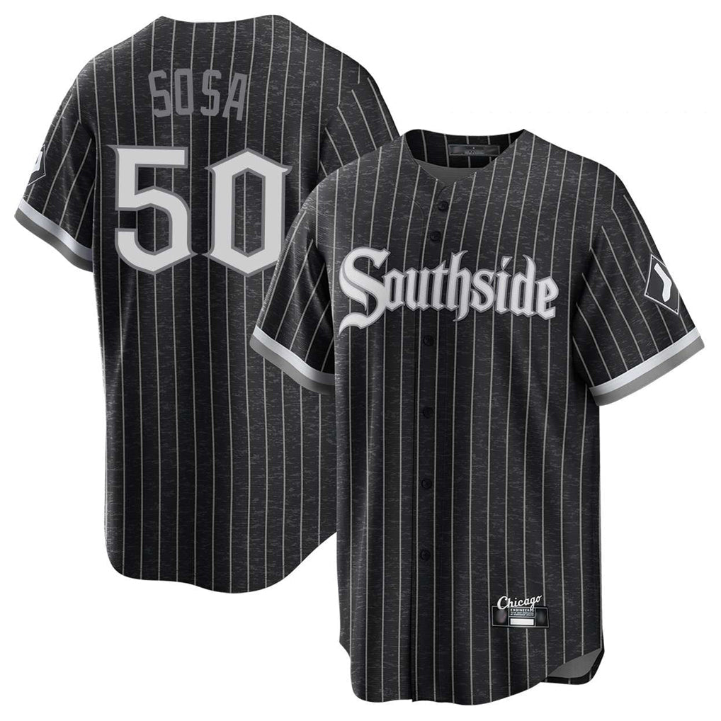 Arlishia C.White Sox #50 Lenyn Sosa Player Black City Connect Home Game Stitched Jerseys