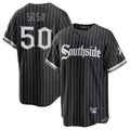 Arlishia C.White Sox #50 Lenyn Sosa Player Black City Connect Home Game Stitched Jerseys