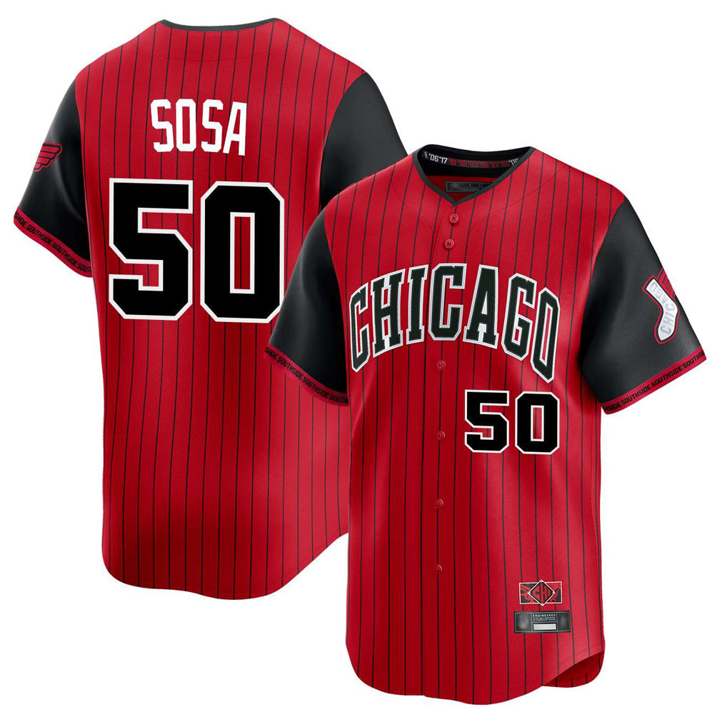 Arlishia C.White Sox #50 Lenyn Sosa Player Red City Connect Limited Home Stitched Jerseys