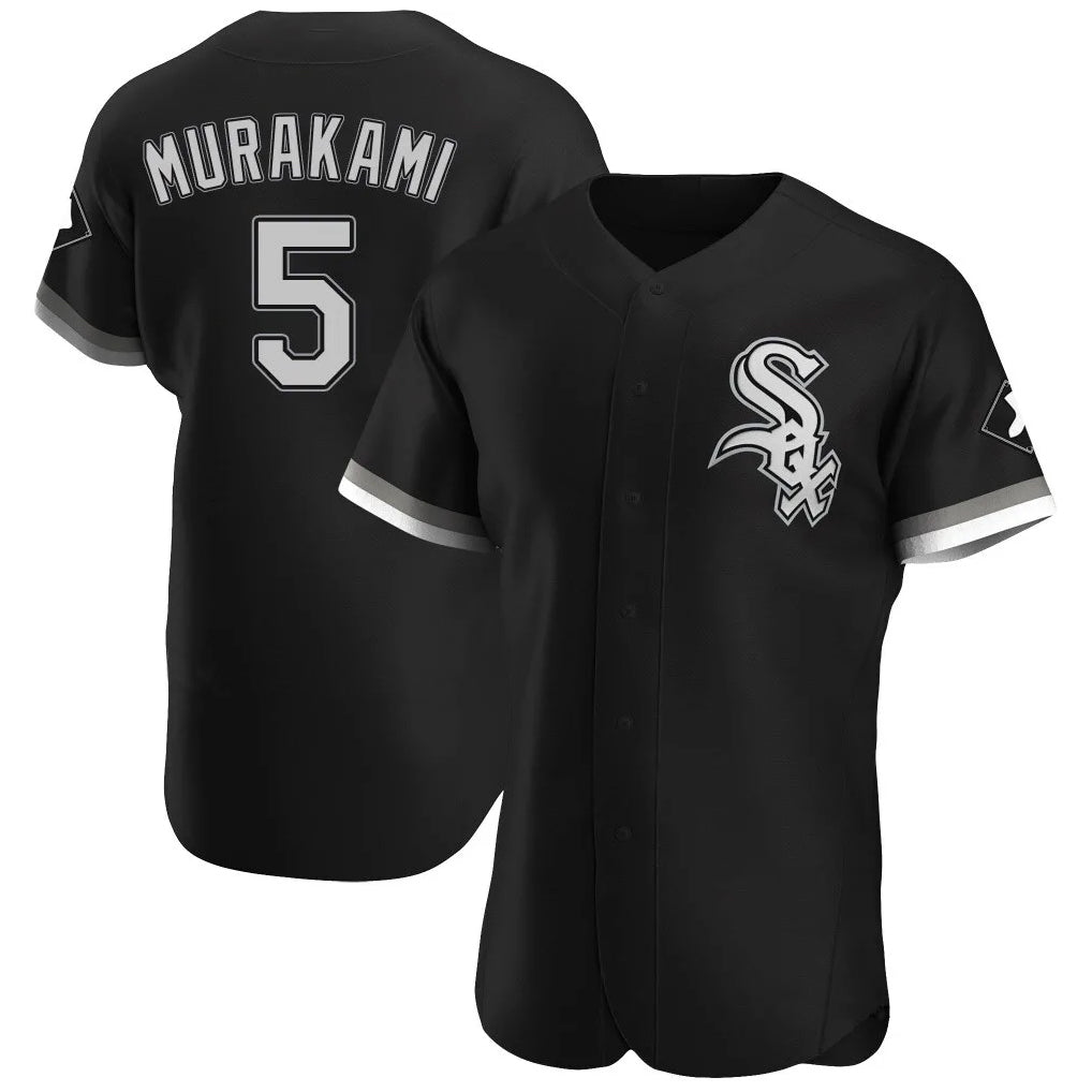 Arlishia C.White Sox #5 Munetaka Murakami Player Black Limited Elite Home Stitched Jerseys