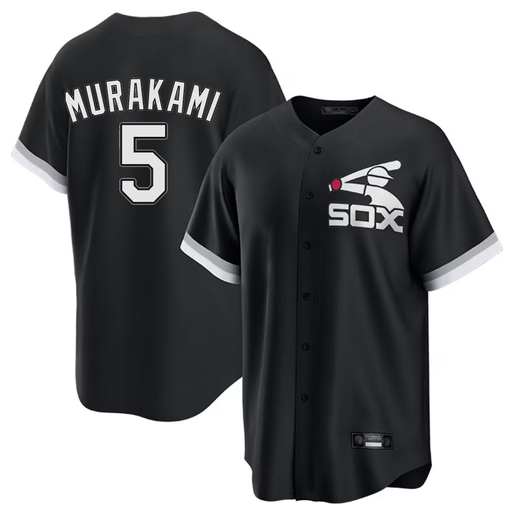 Arlishia C.White Sox #5 Munetaka Murakami Player Black Spring Training Game Stitched Jerseys