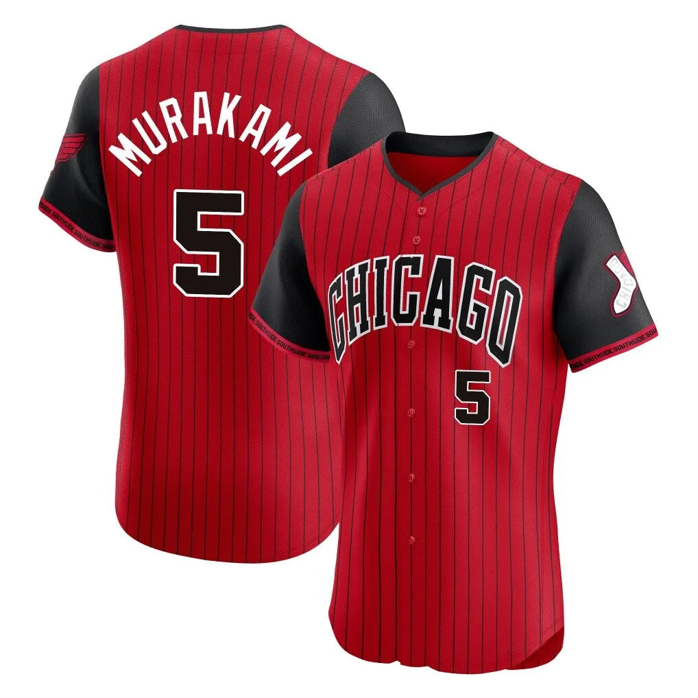 Arlishia C.White Sox #5 Munetaka Murakami Player Red City Connect Limited Elite Home Stitched Jerseys