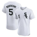 Arlishia C.White Sox #5 Munetaka Murakami Player White Stripe Limited Elite Home Stitched Jerseys
