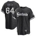 Arlishia C.White Sox #64 Shane Smith Player Black City Connect Home Game Stitched Jerseys