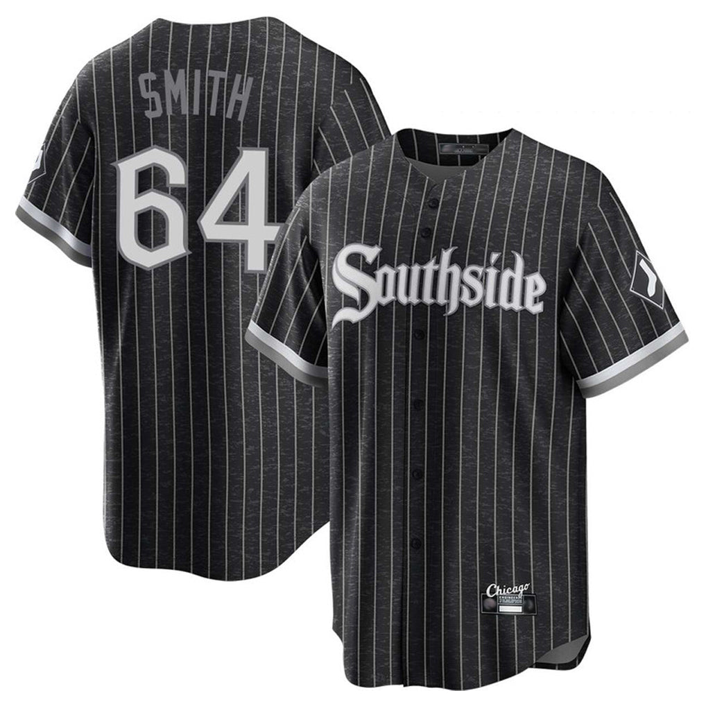 Arlishia C.White Sox #64 Shane Smith Player Black City Connect Home Game Stitched Jerseys