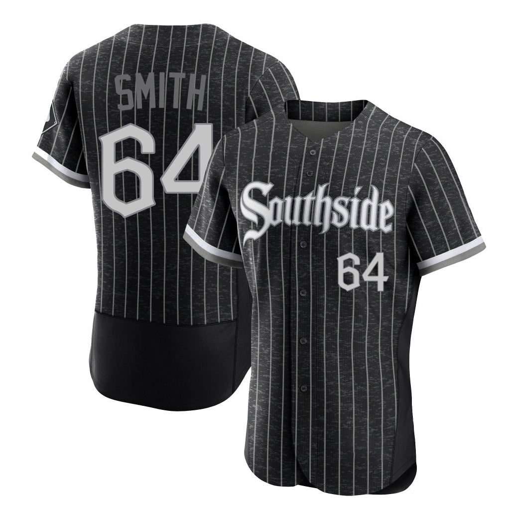 Arlishia C.White Sox #64 Shane Smith Player Black City Connect Limited Elite Home Stitched Jerseys