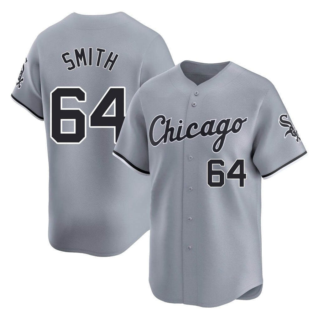 Arlishia C.White Sox #64 Shane Smith Player Gray Road Limited Home Stitched Jerseys