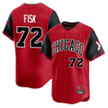 Arlishia C.White Sox #72 Carlton Fisk Player Red City Connect Limited Home Stitched Jerseys