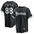 Arlishia C.White Sox #88 Luis Robert Jr Player Black City Connect Home Game Stitched Jerseys
