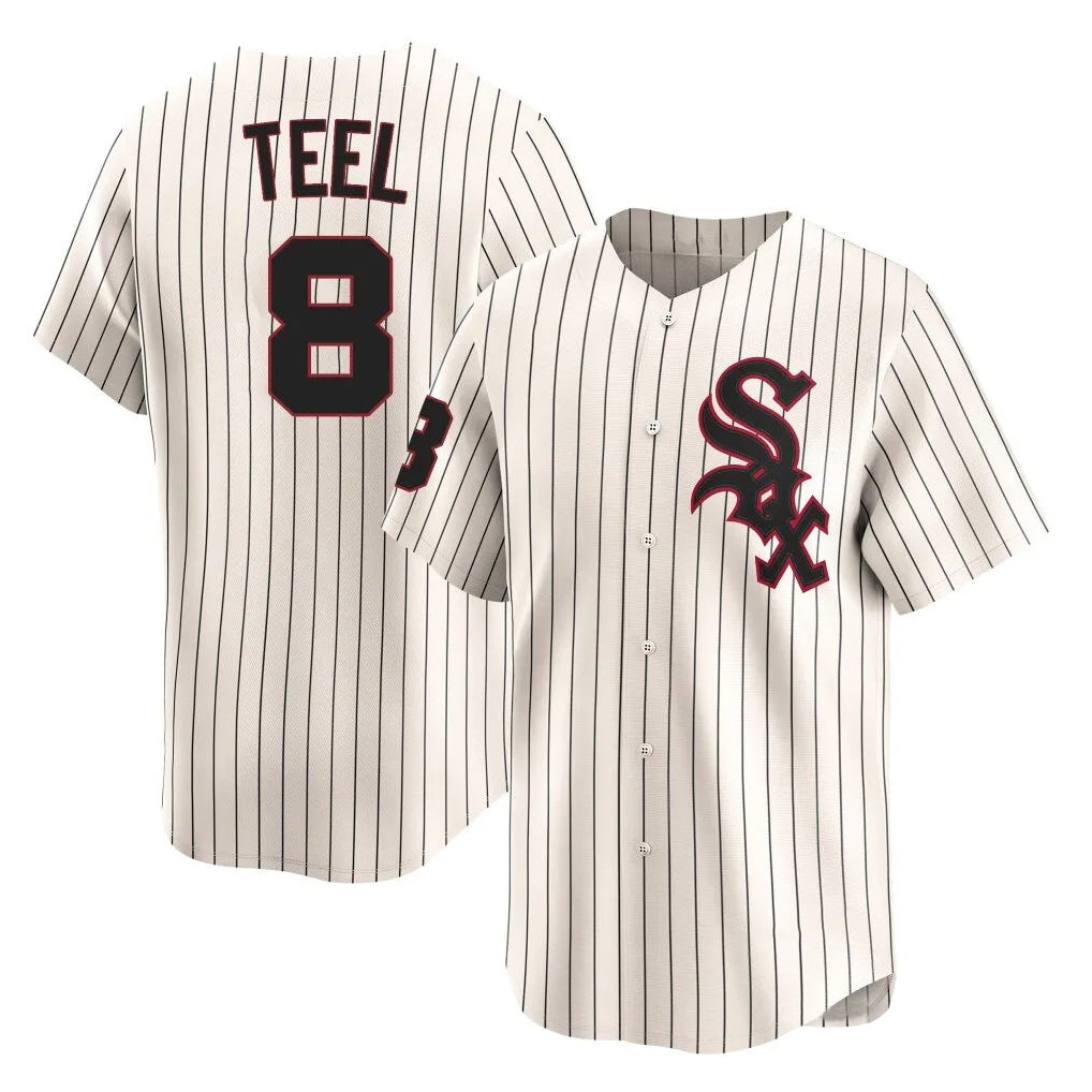 Arlishia C.White Sox #8 Kyle Teel Player Cream Cooperstown Collection Limited Home Stitched Jerseys