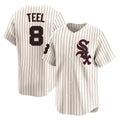 Arlishia C.White Sox #8 Kyle Teel Player Cream Cooperstown Collection Limited Home Stitched Jerseys