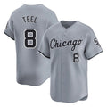 Arlishia C.White Sox #8 Kyle Teel Player Gray Road Limited Home Stitched Jerseys