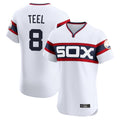 Arlishia C.White Sox #8 Kyle Teel Player White T-shirt Limited Elite Home Stitched Jerseys
