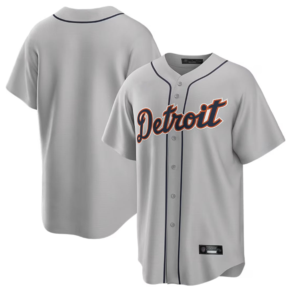 Arlishia D.Tigers Gray Home Game Blank Player Stitched Jerseys