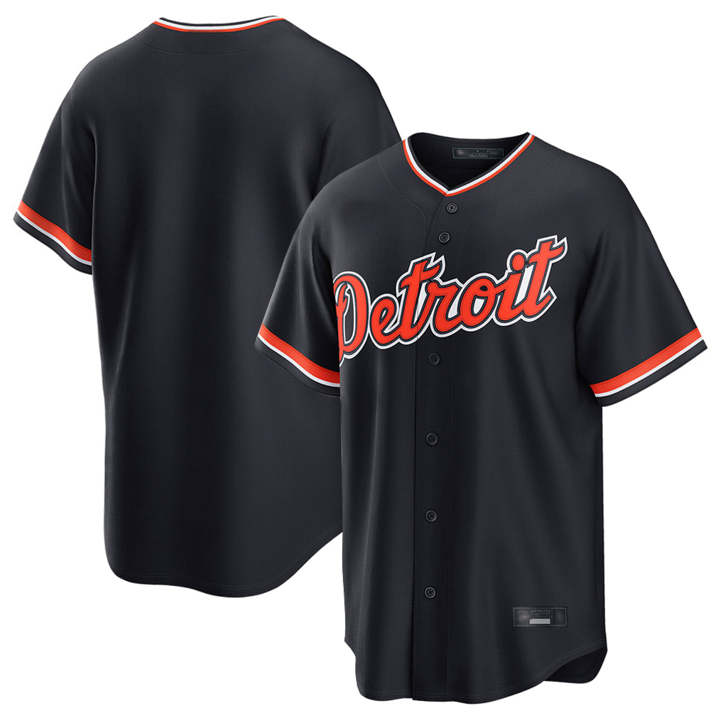 Arlishia D.Tigers Navy Home Game Blank Player Stitched Jerseys