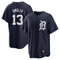 Arlishia D.Tigers #13 Dillon Dingler Player Navy Game Home Stitched Jerseys