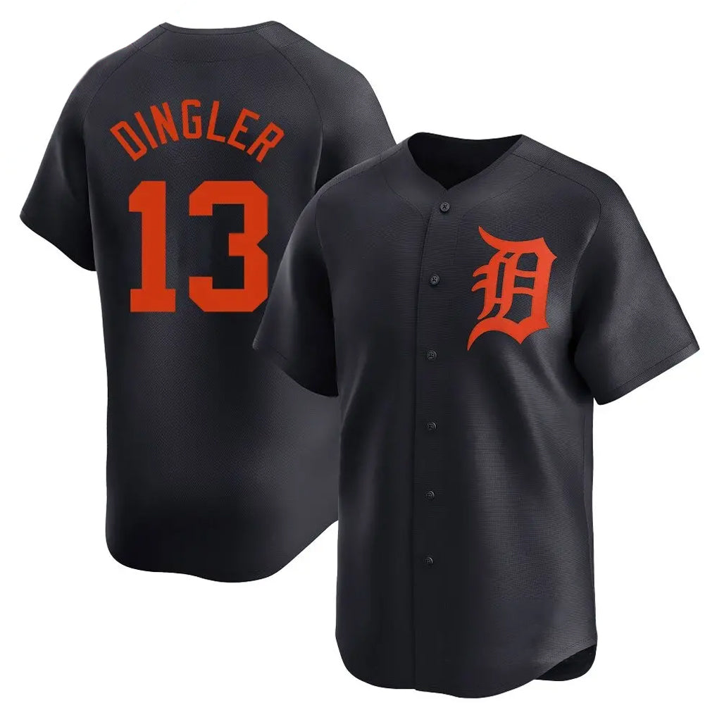 Arlishia D.Tigers #13 Dillon Dingler Player Navy Home Limited Stitched Jerseys
