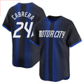 Arlishia D.Tigers #24 Miguel Cabrera Player Navy City Connect Home Limited Stitched Jerseys