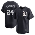 Arlishia D.Tigers #24 Miguel Cabrera Player Navy Home Limited Game Stitched Jerseys