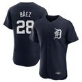 Arlishia D.Tigers #28 Javier B¨¢ez Player Navy Limited Elite Home Stitched Jerseys