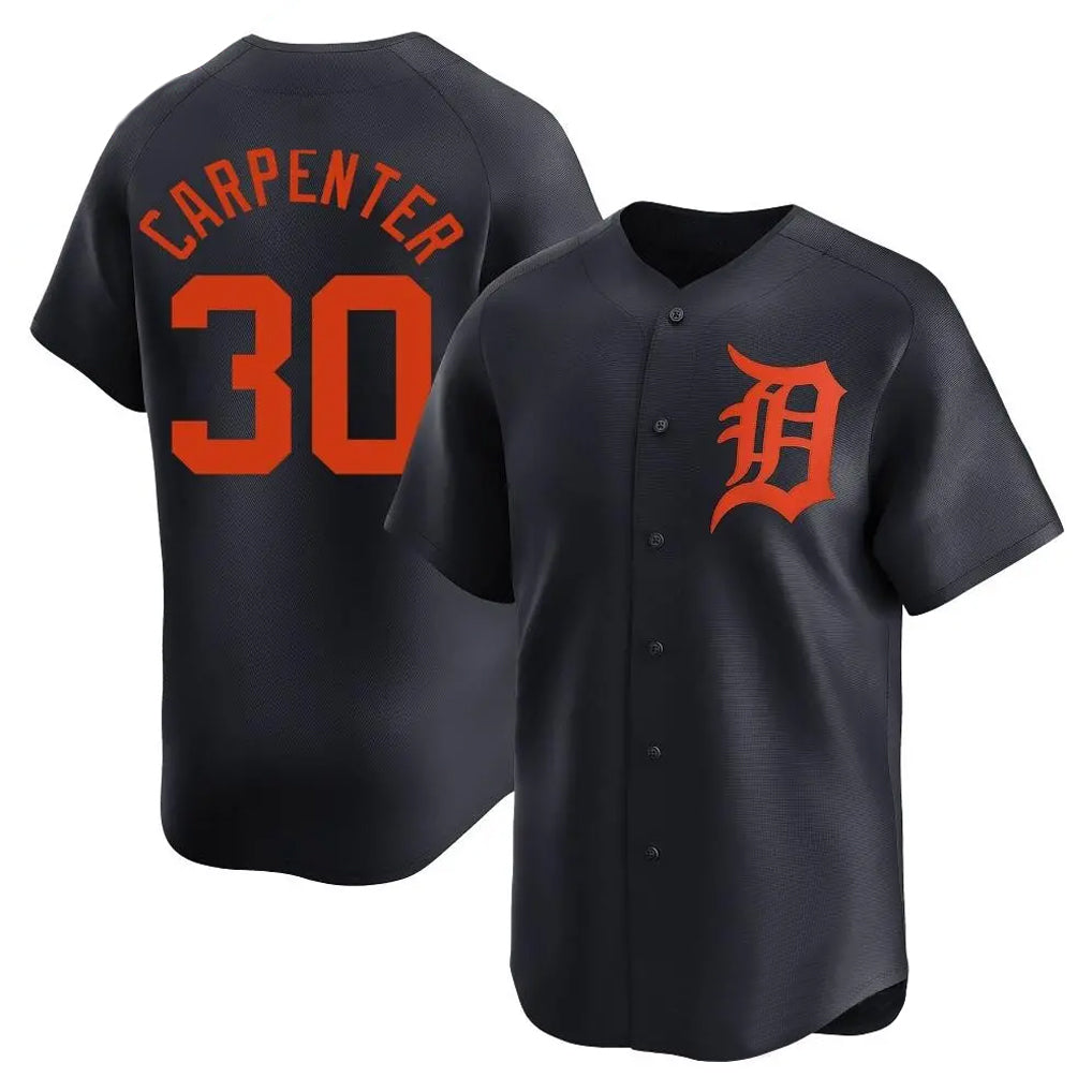 Arlishia D.Tigers #30 Kerry Carpenter Player Navy Home Limited Stitched Jerseys