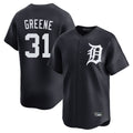 Arlishia D.Tigers #31 Riley Greene Player Navy Home Limited Game Stitched Jerseys
