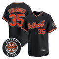 Arlishia D.Tigers #35 Justin Verlander Player Black Limited Home Stitched Jerseys