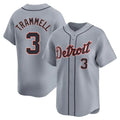 Arlishia D.Tigers #3 Alan Trammell Player Gray Home Limited Stitched Jerseys