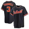 Arlishia D.Tigers #3 Alan Trammell Player Navy Home Game Stitched Jerseys