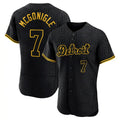 Arlishia D.Tigers #7 Kevin McGonigle Player Black Snake Skin City Limited Elite Home Stitched Jerseys