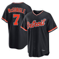 Arlishia D.Tigers #7 Kevin McGonigle Player Navy Home Game Stitched Jerseys