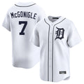 Arlishia D.Tigers #7 Kevin McGonigle Player White Home Limited Stitched Jerseys