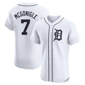 Arlishia D.Tigers #7 Kevin McGonigle Player White Limited Elite Home Stitched Jerseys