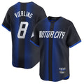Arlishia D.Tigers #8 Matt Vierling Player Navy City Connect Home Limited Stitched Jerseys