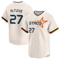 Arlishia H.Astros #27 Jose Altuve Player Cream City Connect Limited Home Stitched Jerseys