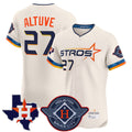 Arlishia H.Astros #27 Jose Altuve Player Cream City Connect Texas Patch Vapor Premier Limited Elite Home Stitched Jerseys