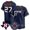 Arlishia H.Astros #27 Jose Altuve Player Navy City Connect Texas Patch Vapor Premier Limited Home Stitched Jerseys