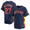 Arlishia H.Astros #27 Jose Altuve Player Navy Home Limited Stitched Jerseys