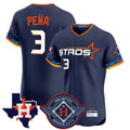 Arlishia H.Astros #3 Jeremy Pe?a Player Navy City Connect Texas Patch Vapor Premier Limited Elite Home Stitched Jerseys