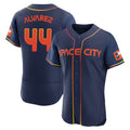 Arlishia H.Astros #44 Yordan Alvarez Player Navy City Connect Limited Elite Home Stitched Jerseys