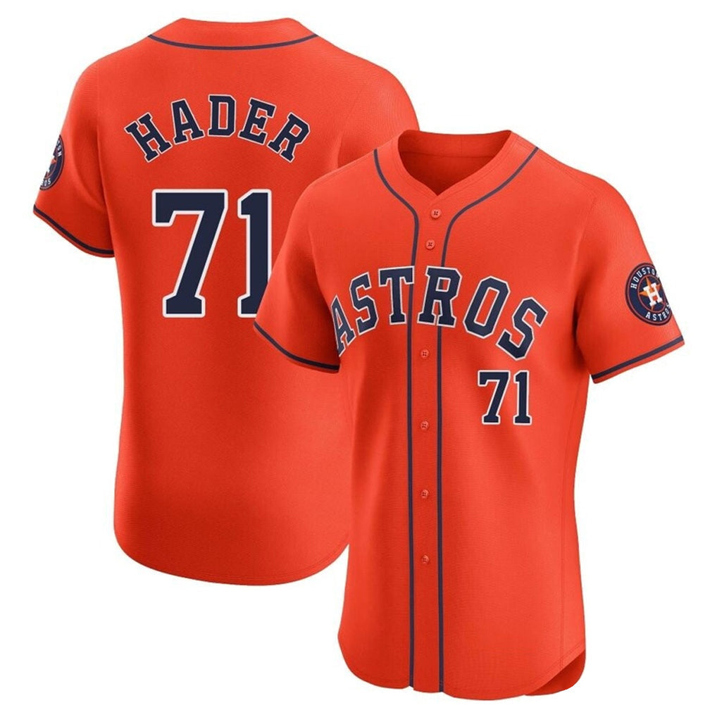 Arlishia H.Astros #71 Josh Hader Player Orange Home Limited Elite Stitched Jerseys