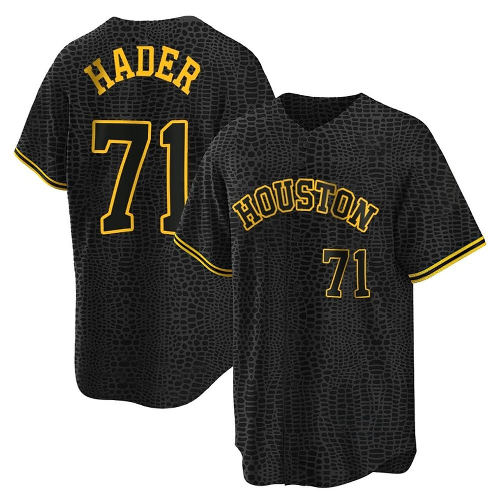 Arlishia H.Astros #71 Josh Hader Player Snake Skin City Home Game Stitched Jerseys
