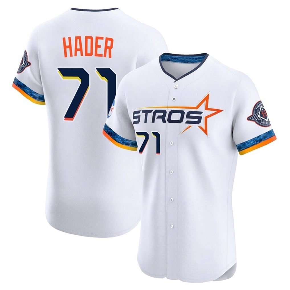 Arlishia H.Astros #71 Josh Hader Player White City Connect Limited Elite Home Stitched Jerseys