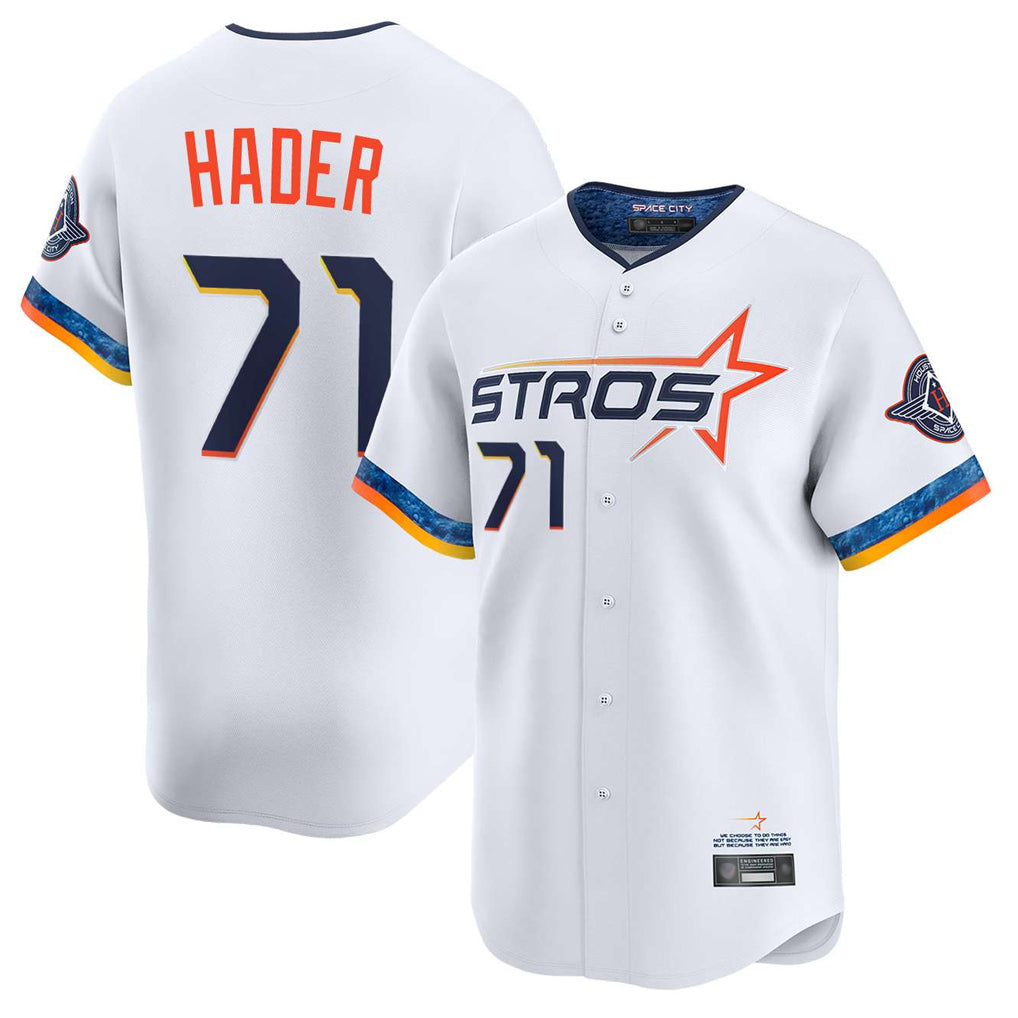Arlishia H.Astros #71 Josh Hader Player White City Connect Limited Home Stitched Jerseys