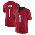Arlishia H.Texans #1 Tank Dell Player Red Limited Vapor Untouchable Home Game Stitched Jerseys