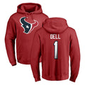 Arlishia H.Texans #1 Tank Dell Player Red Pro Line Pullover Hoodie Limited Game Stitched Jerseys