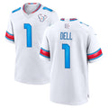 Arlishia H.Texans #1 Tank Dell Player Whtie 2026 Rivalries Vapor Home Game Stitched jerseys