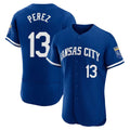 Arlishia KC.Royals #13 Salvador Perez Player Royal City Connect Limited Elite Home Game Stitched Jerseys